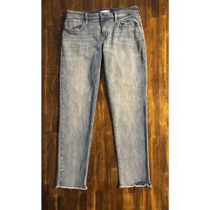 Carve Designs Women's 6 31 x 30 Jeans Organic Cotton Denim Mid Rise Raw Hem